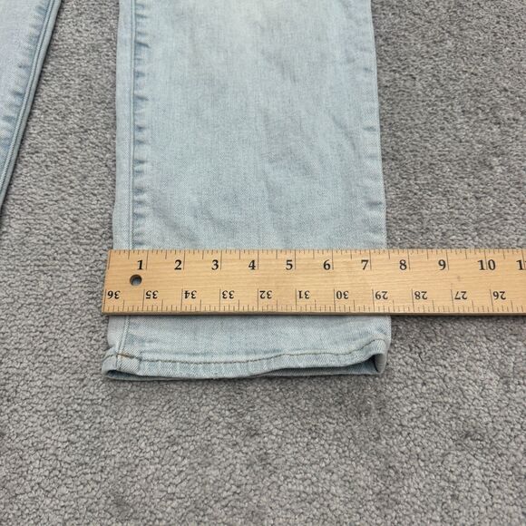 Madewell The Perfect Vintage Straight Leg Denim Jeans Womens 30 Light Wash Hemp - Picture 14 of 15